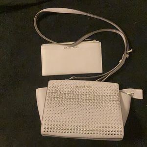 Michael Kors purse and wallet set